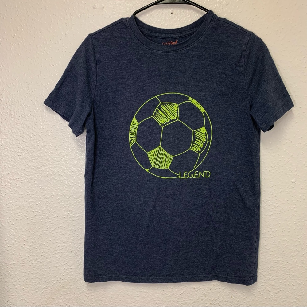 Cat & Jack Boys Soccer Legend Short Sleeve T-shirt Size XL(16)